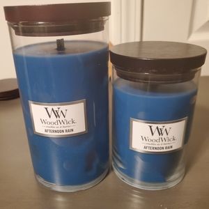 Woodwick Afternoon Rain Tumbler Set 10.8 & 18.6 oz
